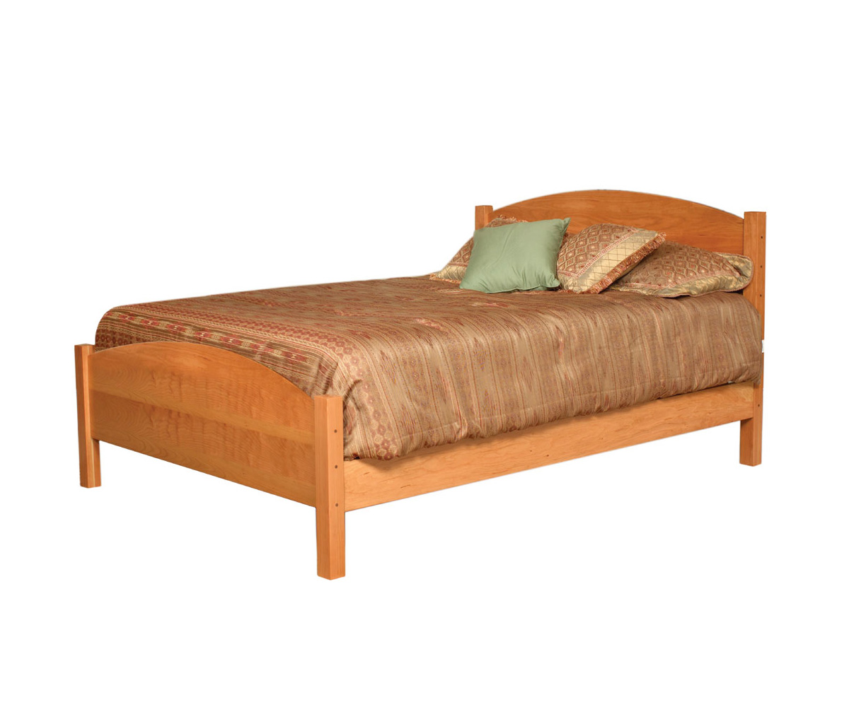 Arched Panel Bed Black Buggy Furniture