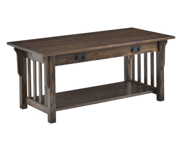 Mission Coffee Table With Drawer