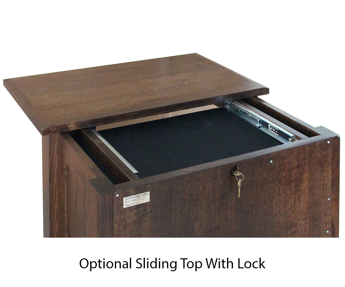 Cambridge 1 Drawer 2 Door Nightstand - Image 5