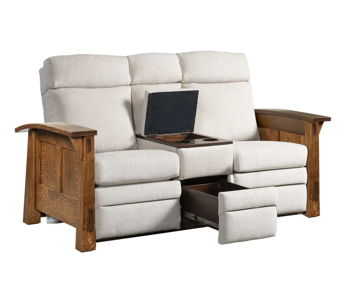 Olde Shaker Center Console Love Seat - Image 3