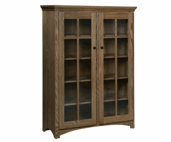 Glass Door Mission Bookcase