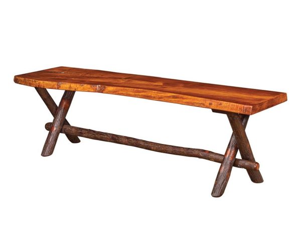 Millcreek Live Edge Bench - 60"W