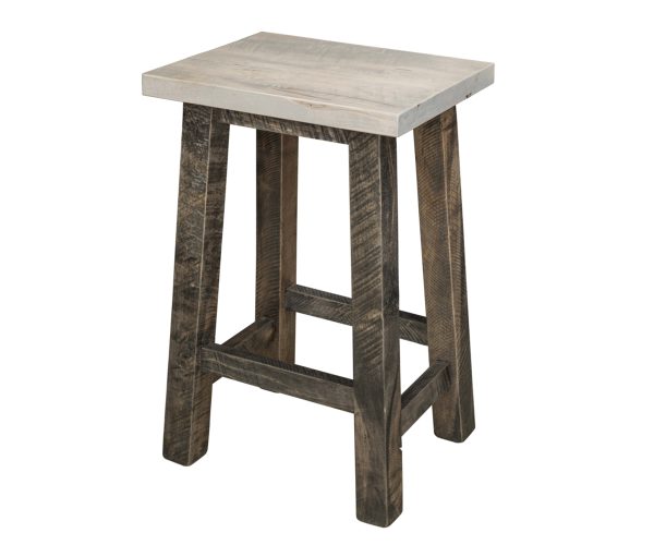 24" Roughcut Maplewood Bar Stool