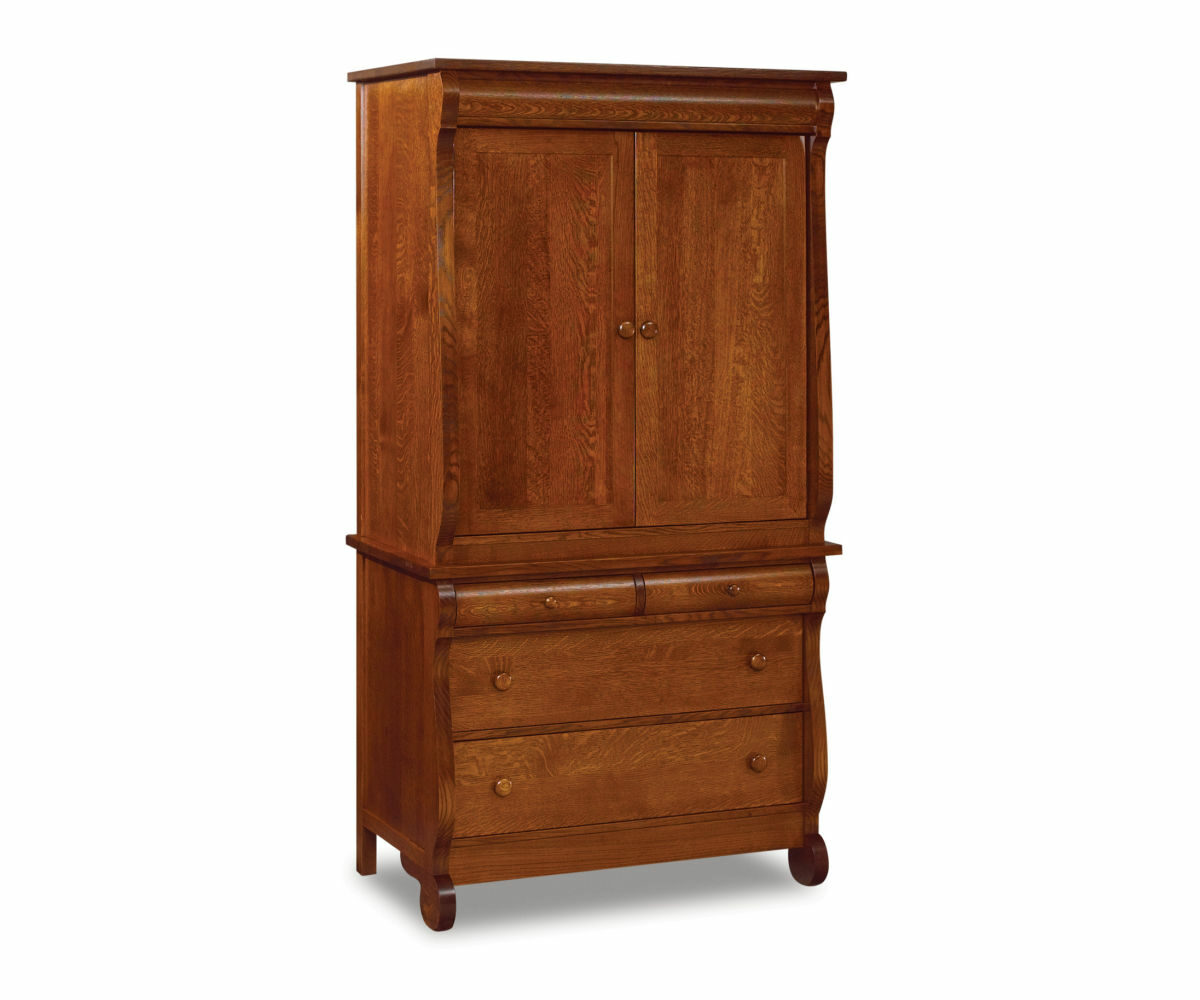 Old Classic Sleigh Armoire