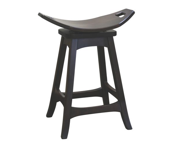 Weston Saddle 24" Swivel Bar Stool