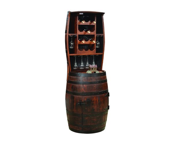 12 Bottle Barrel Hutch