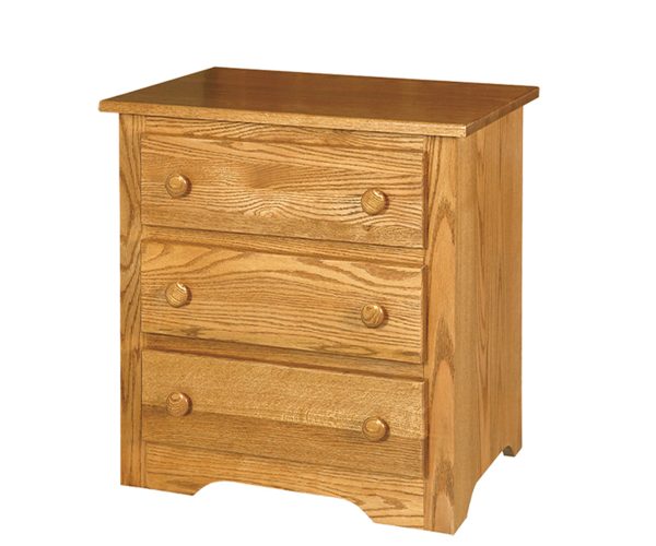 Shaker 3 Drawer Nightstand