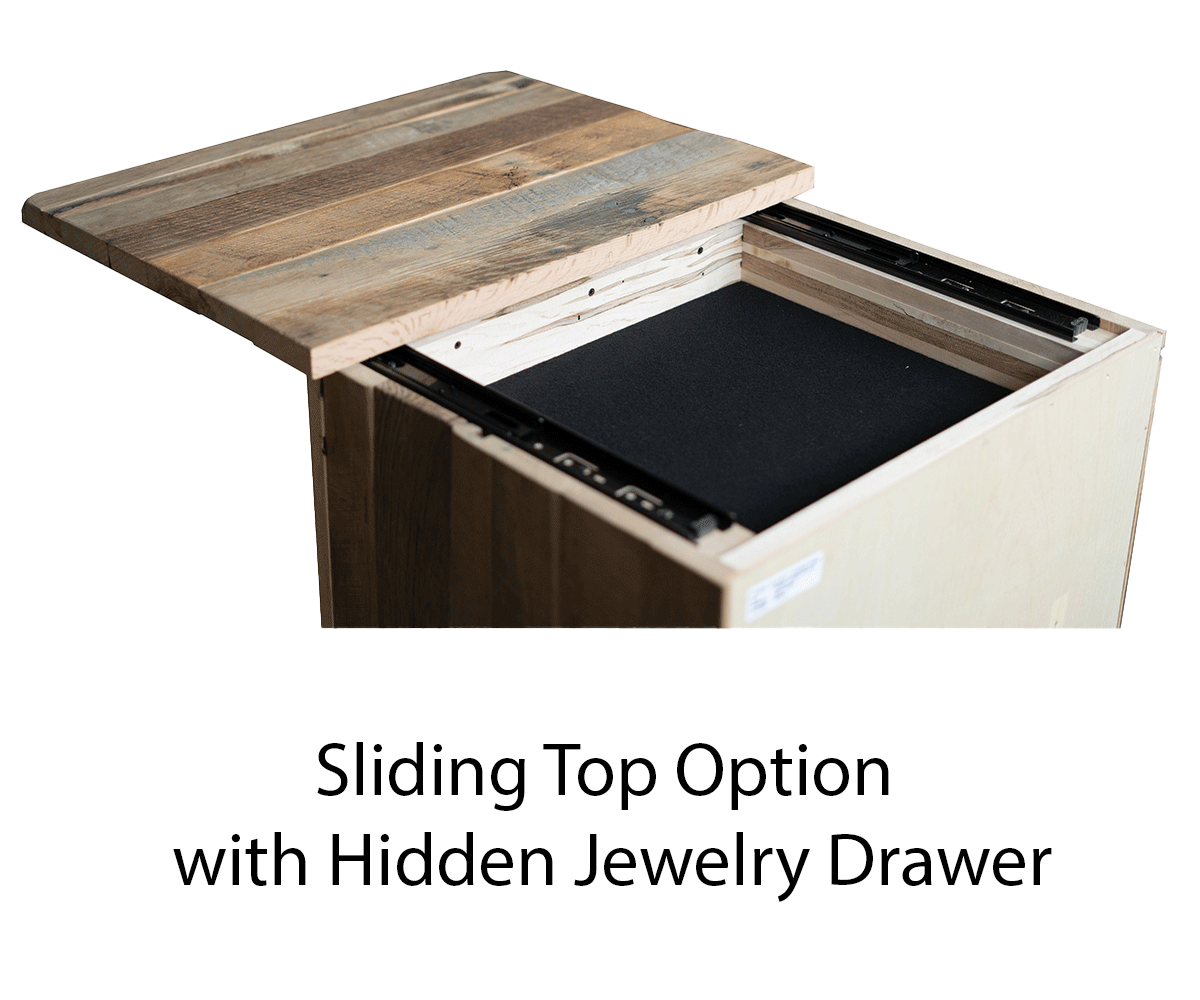 Barn Floor Large 1 Drawer Nightstand - Image 3