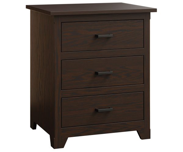 Shaker 3 Drawer Nightstand