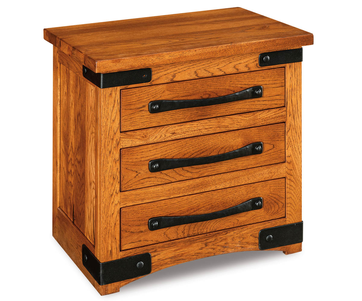 Orewood 3 Drawer Nightstand - 25"W
