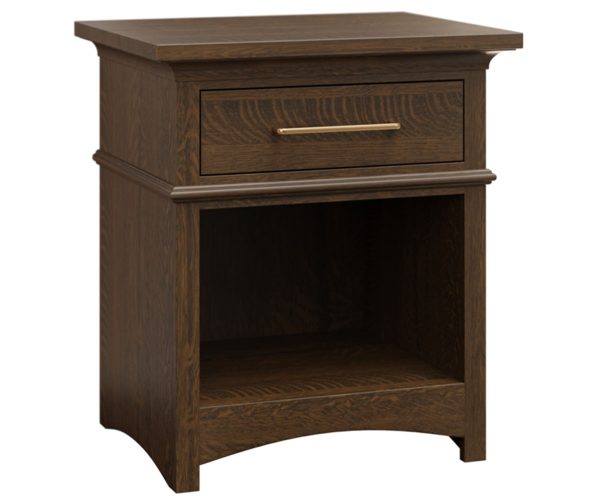 Old World 1 Drawer Open Nightstand