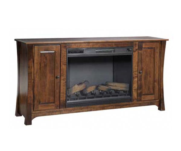 Woodbury Firebox TV Stand