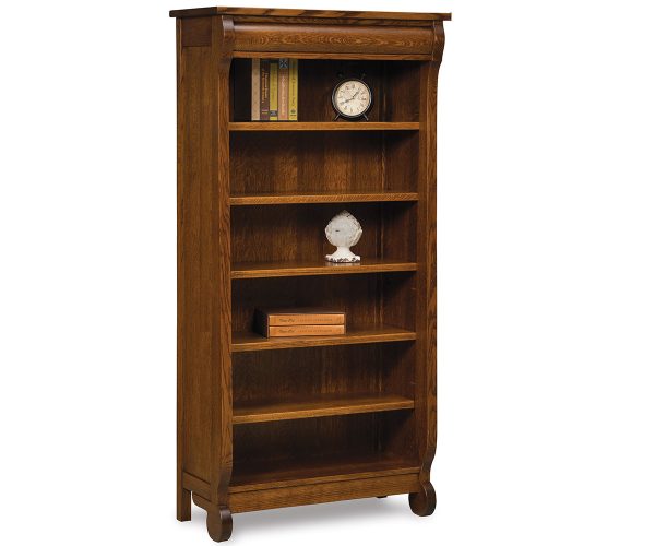 Old Classic Sleigh Bookcase - 72"H