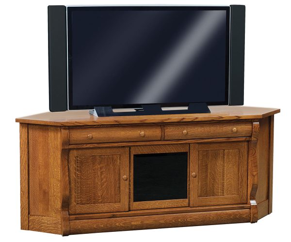 Old Classic Sleigh Corner Media Console