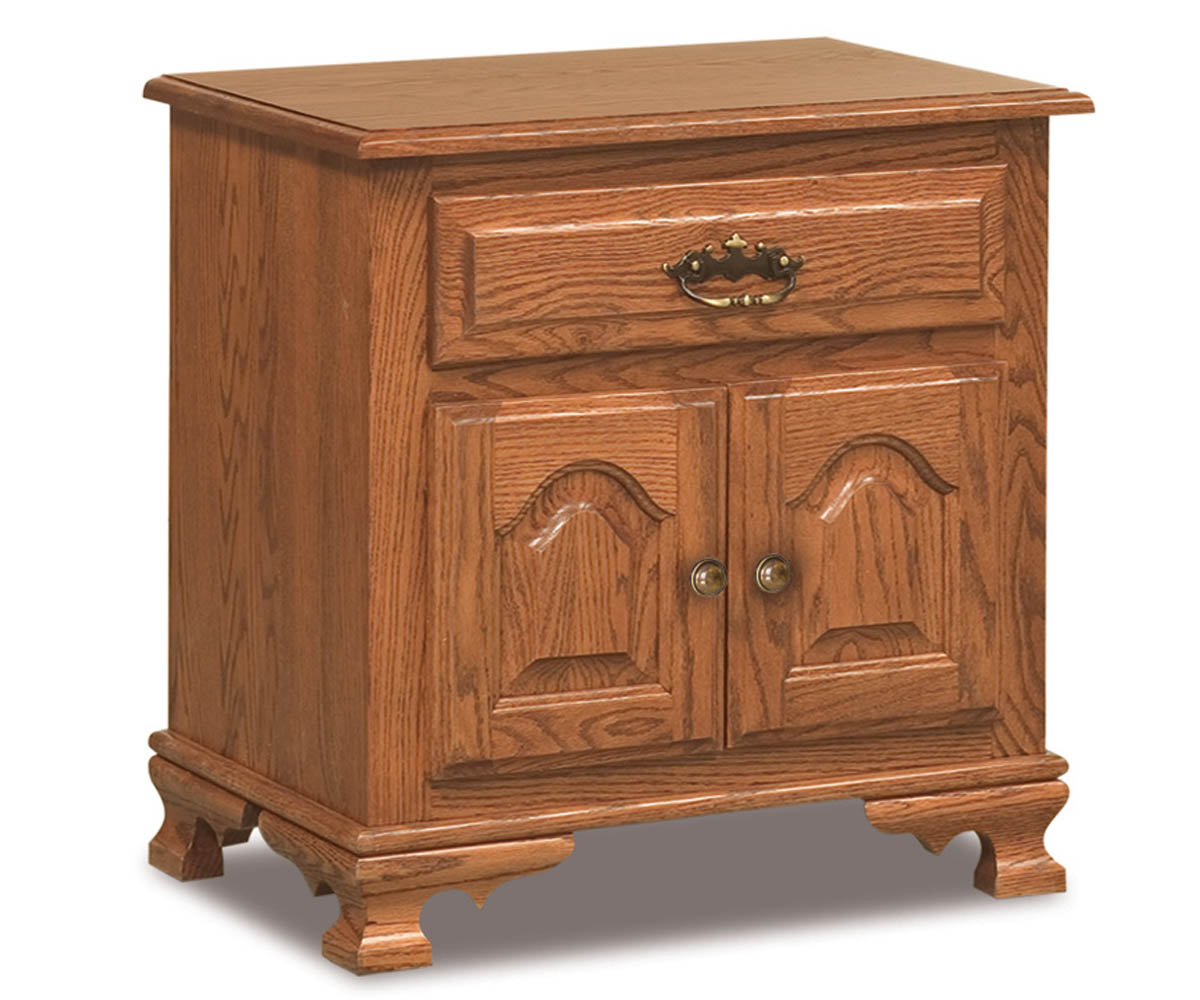 Heritage 1 Drawer, 2 Door Nightstand