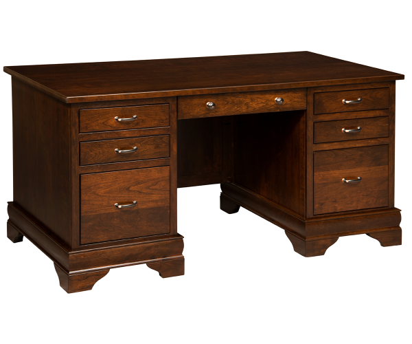 Fairfield Executive Desk w/finished back