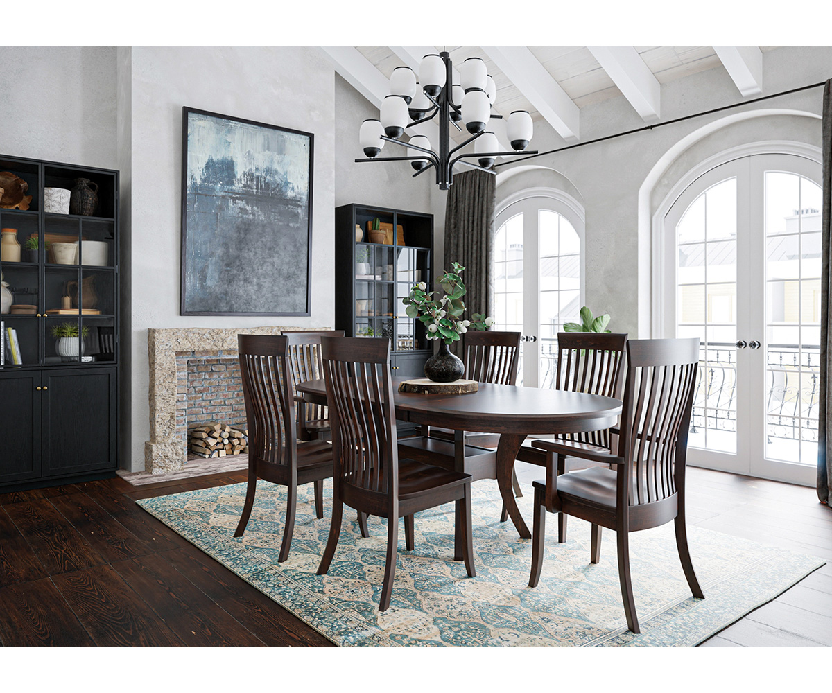 Imperial Double Pedestal Table - Image 3