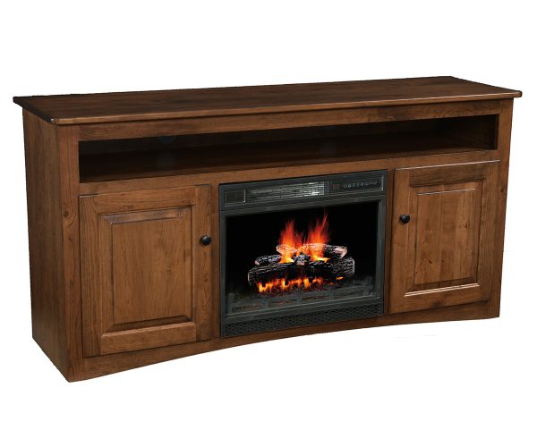 Economy TV Stand with Fireplace