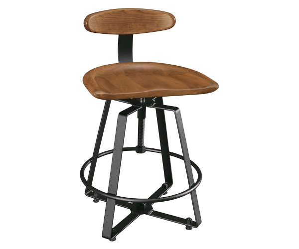 Iron Craft Barstool with Back
