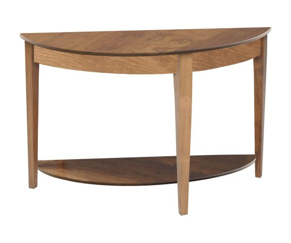 Woodland Shaker Half Round Hall Table