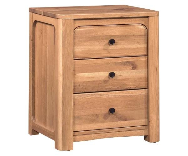 Aspen 3 Drawer Nightstand
